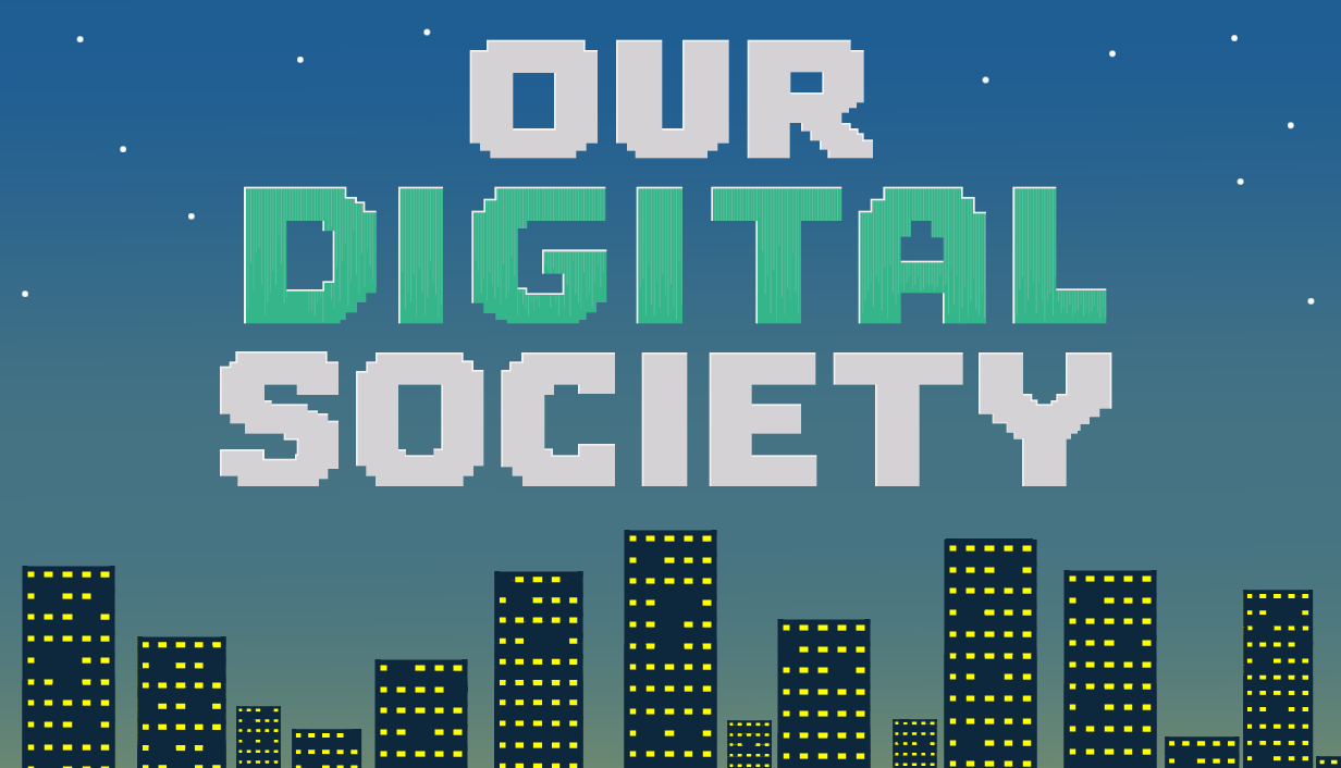 Our Digital Society promotional capsule art